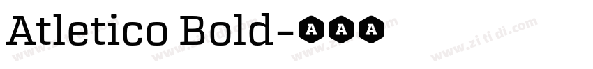 Atletico Bold字体转换